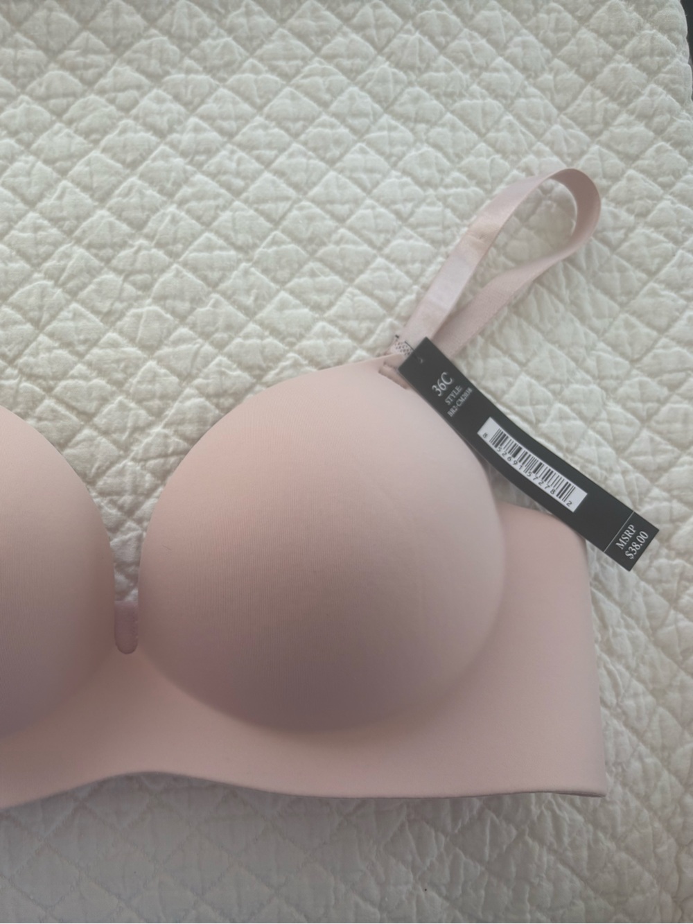 NWT Catherine Malandrino Nude Push Up Bra Size 36C